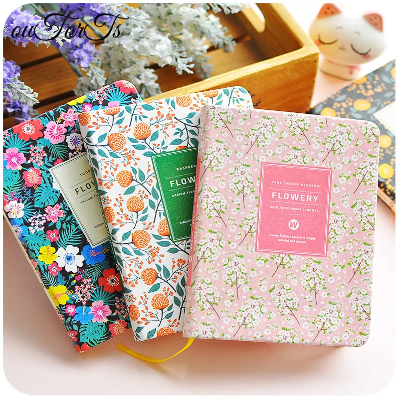 

2022 Yearly Agenda Planner Monthly Weekly Plan Portable A6 Kawaii Pocket Notebook Cute Diary Flower Journal Office Stationery