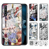 tempered glass cover anime record ragnarok for huawei honor 30 20 10 9x 8x lite pro plus shockproof shell phone case capa