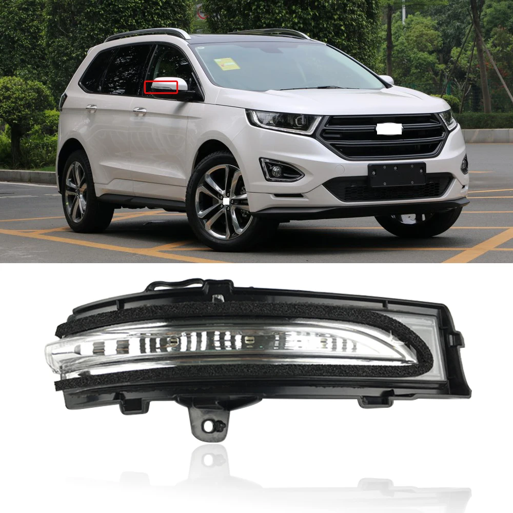 CAPQX для Ford Edge 2015 2016 2017 зеркальная лампа указателя поворота боковое