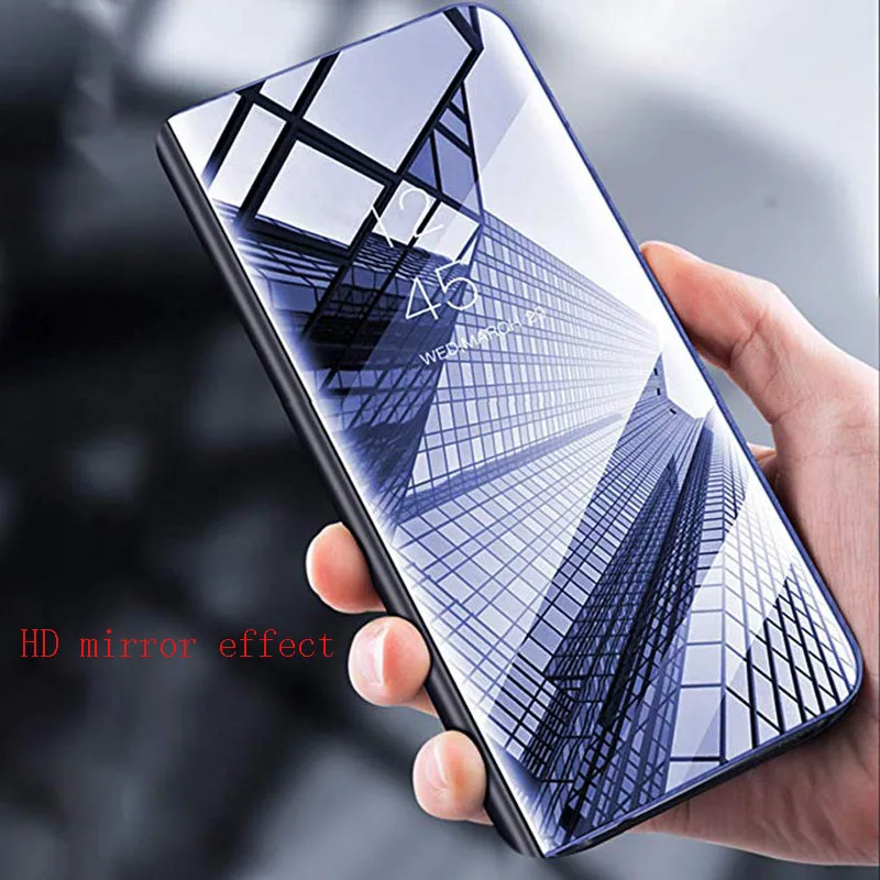 Умный зеркальный флип-чехол для Xiaomi Redmi Примечание 7 8 6 5 Pro Redmi 7 7A фотоаппаратов моментальной печати 7S 5A GO 8A 6A S2 5 6plus K20 Pro Note 4X3 5A 5 Чехол Крышка