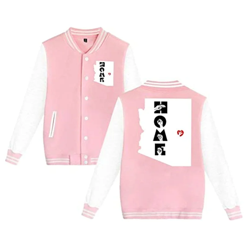 

Unisex Baseball Uniform Jacket Hoodie Sweater Sport Coat Sweatshirt