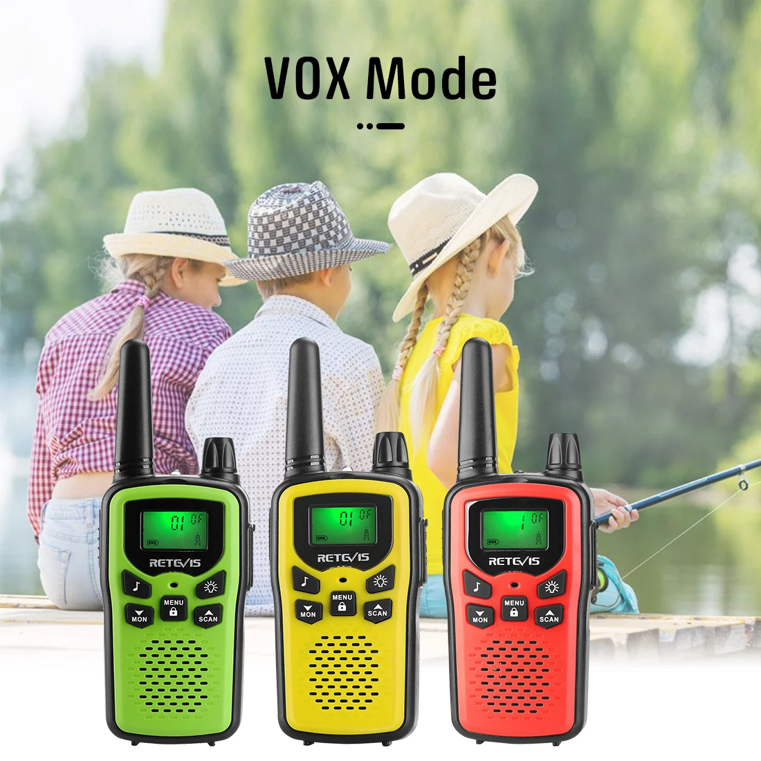 Retevis RA636 RA36 PMR FRS 3pcs Walkie Talkie Kids Walkie-talkie for Children Christmas Birthday Gift Toy Radio for Boys Girls