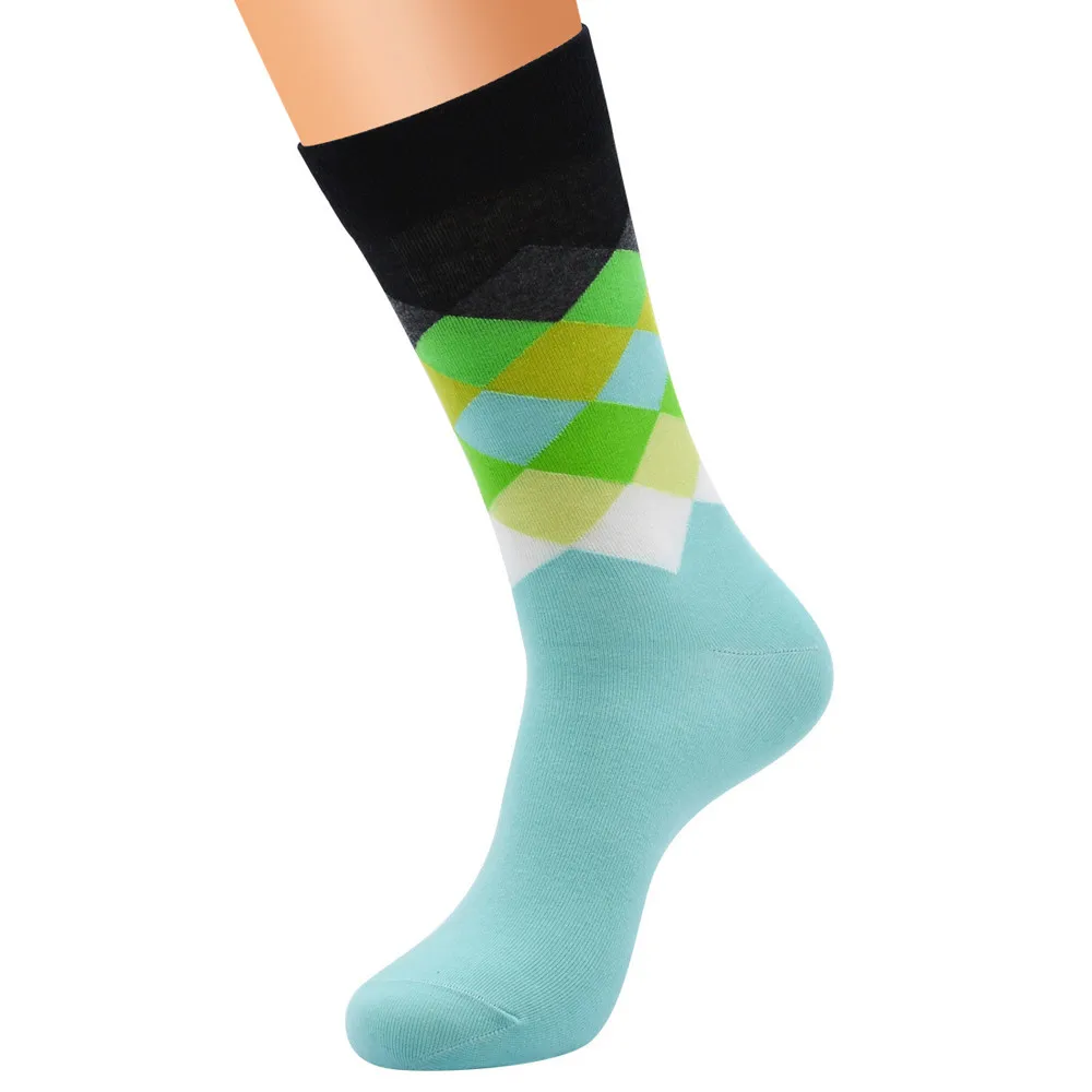 Носки для бега мужские Calcetines Hombre спортивные носки модные хлопковые цветные со