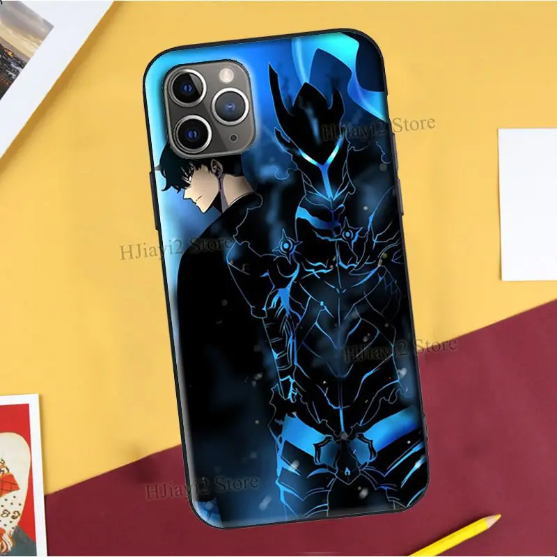 Чехол Solo Leveling igris для iPhone 11 Pro Max 12 mini SE 2020 X XR XS 7 8 Plus чехол|Бамперы| |