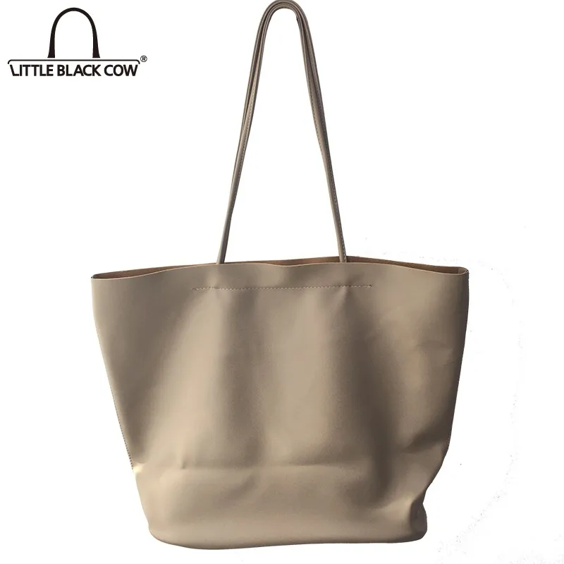 Сумка тоут женская из экокожи модный саквояж на плечо в Корейском стиле