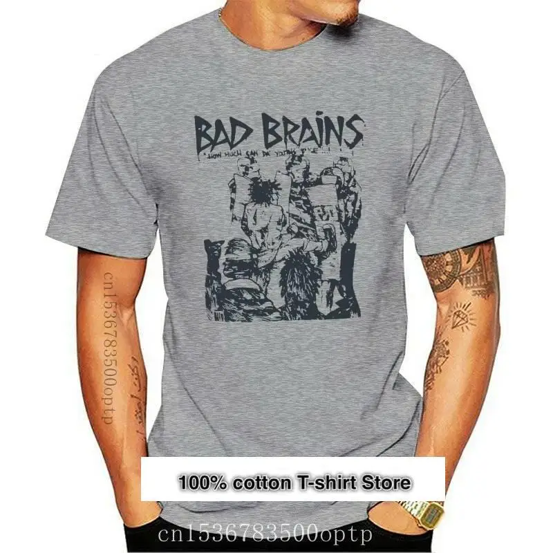 

Nueva camiseta Bad Brains Punk Rock Fugazi amenaza menor Fishbone gráfico Tee