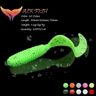 WALK FISH 10 шт.лот 50 мм60 мм70 мм бионическая поддельная мягкая рыболовная приманка, силиконовая плавающая приманка, воблер, искусственные рыболовные приманки, окунь, карп