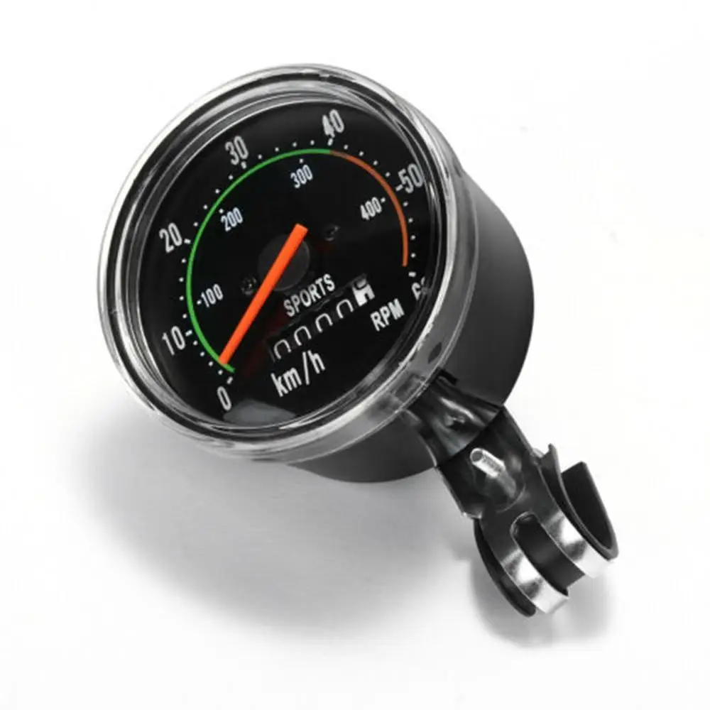 

Vintage Style Bicycle Bike Speedometer Analog Mechanical Odometer With Hardware General for Bicycles Machine