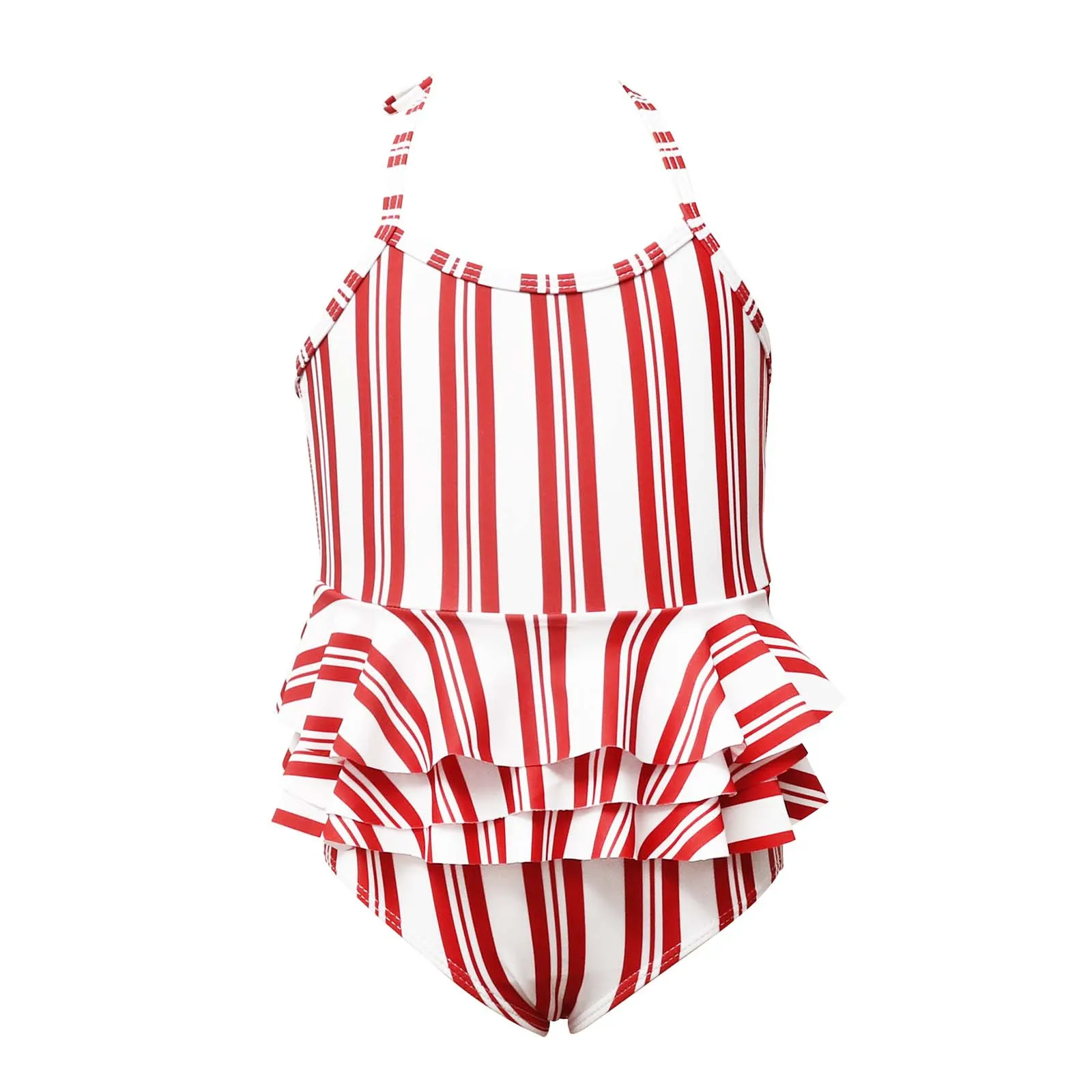 

Toddler Kids Swimsuit Baby Clothes Girls Swimwear Baador Nia One-piece Skirt Striped One-piece Swimsuit