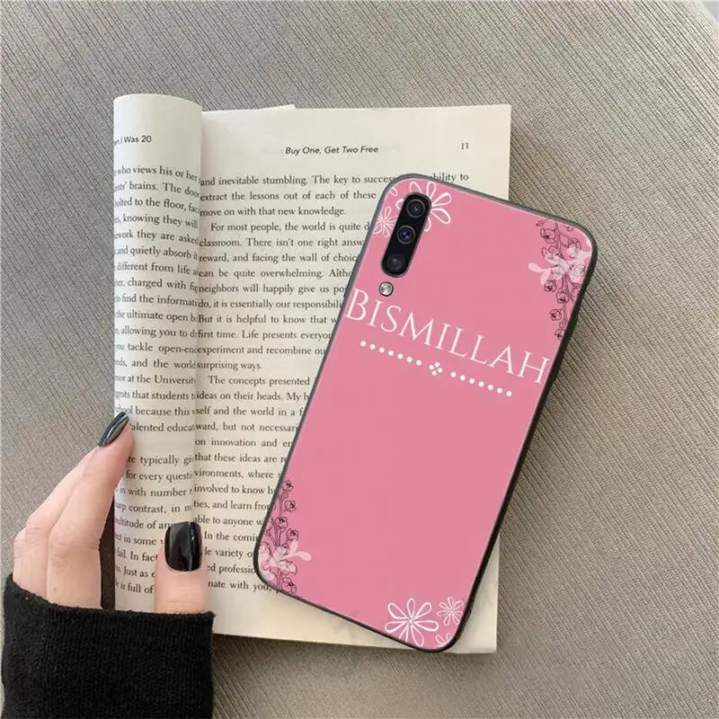 

Islamic Muslim Bismillah art design Phone Case For Samsung galaxy S 9 10 20 A 10 21 30 31 40 50 51 71 s note 20 j 4 2018 plus