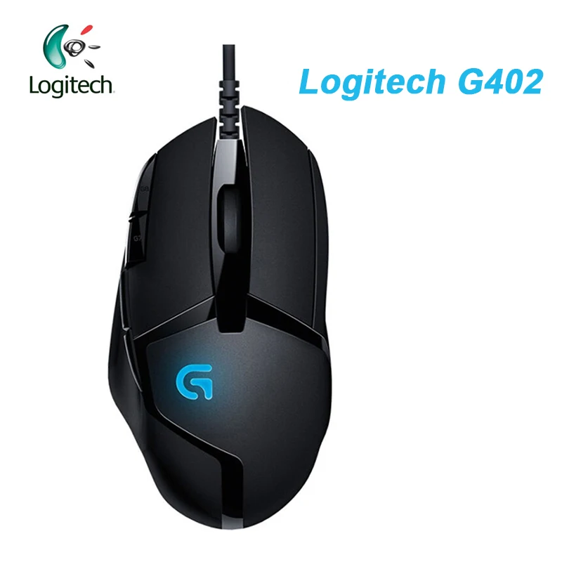 

Logitech G402 Hyperion Fury mouse with Optical 4000DPI High Speed gaming mouse Support Official Verification for PC Laptop