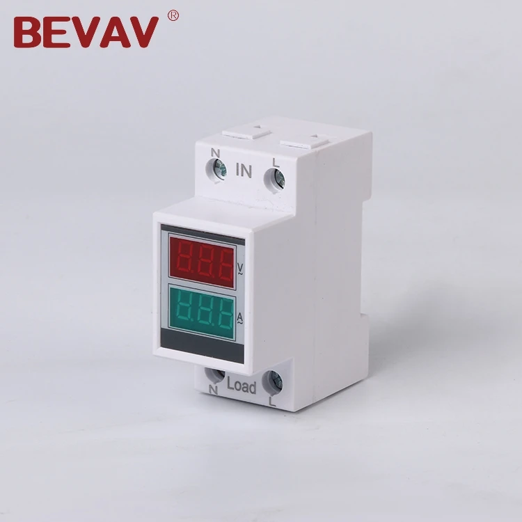 Din рейка Многофункциональный измеритель D52 2042 D37 цифровой светодиодный
