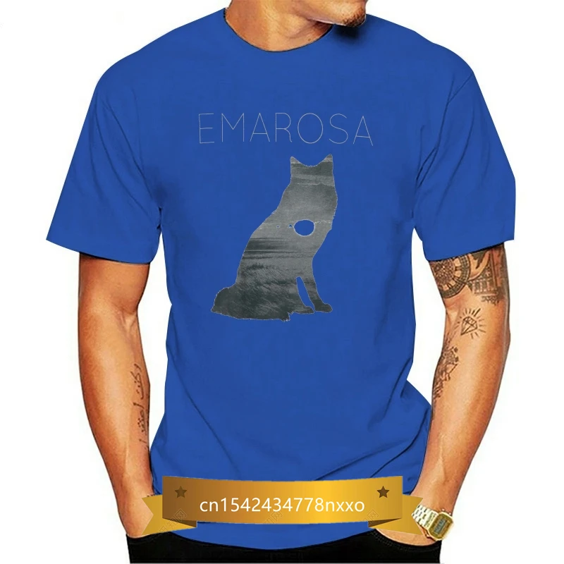 

Men Funny T Shirt Women Cool tshirt Emarosa Sunset Fox T-shirt