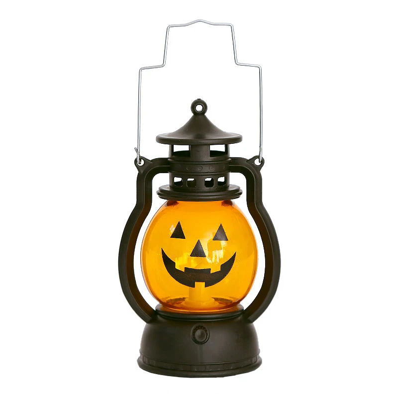 Pumpkin Skull LED Pony Lantern Halloween Decoration Prop Creative Holiday Bar Party Light Oil Lamp | Дом и сад