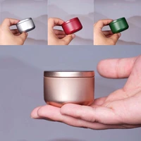 1pcs 30ml mini tin storage metal box small storage empty pot tea containers candle cans candy mini round cans portable packaging