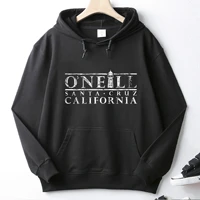 oneil in santa cruz california custom unique print pullover popular high quality pocket hoodie sweatshirt unisex top asian size