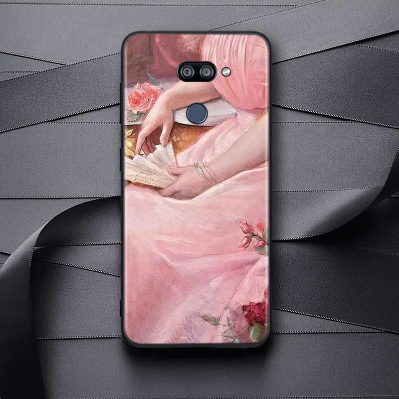 

Famous painting For LG K22 K71 K61 K51S K41S K30 K20 K50S K40S Q60 V60 V50 V40 V35 V30 G8 ThinQ Black Phone Case