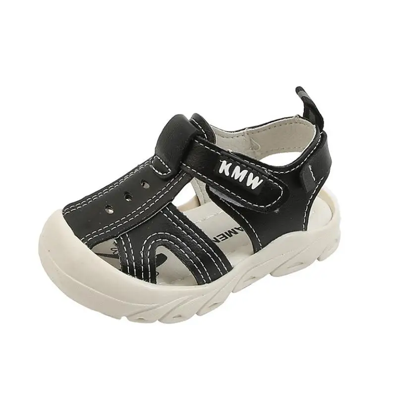 

2021 Summer Kids Casual Shoes Brand Close Toe Toddler Boys Girls Sandals Orthopedic Sport PU Leather Baby Beach Sandals Shoes