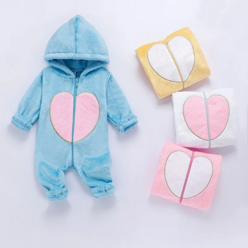 Комбинезон для малышей осенне зимняя детская одежда бархатный Детский костюм