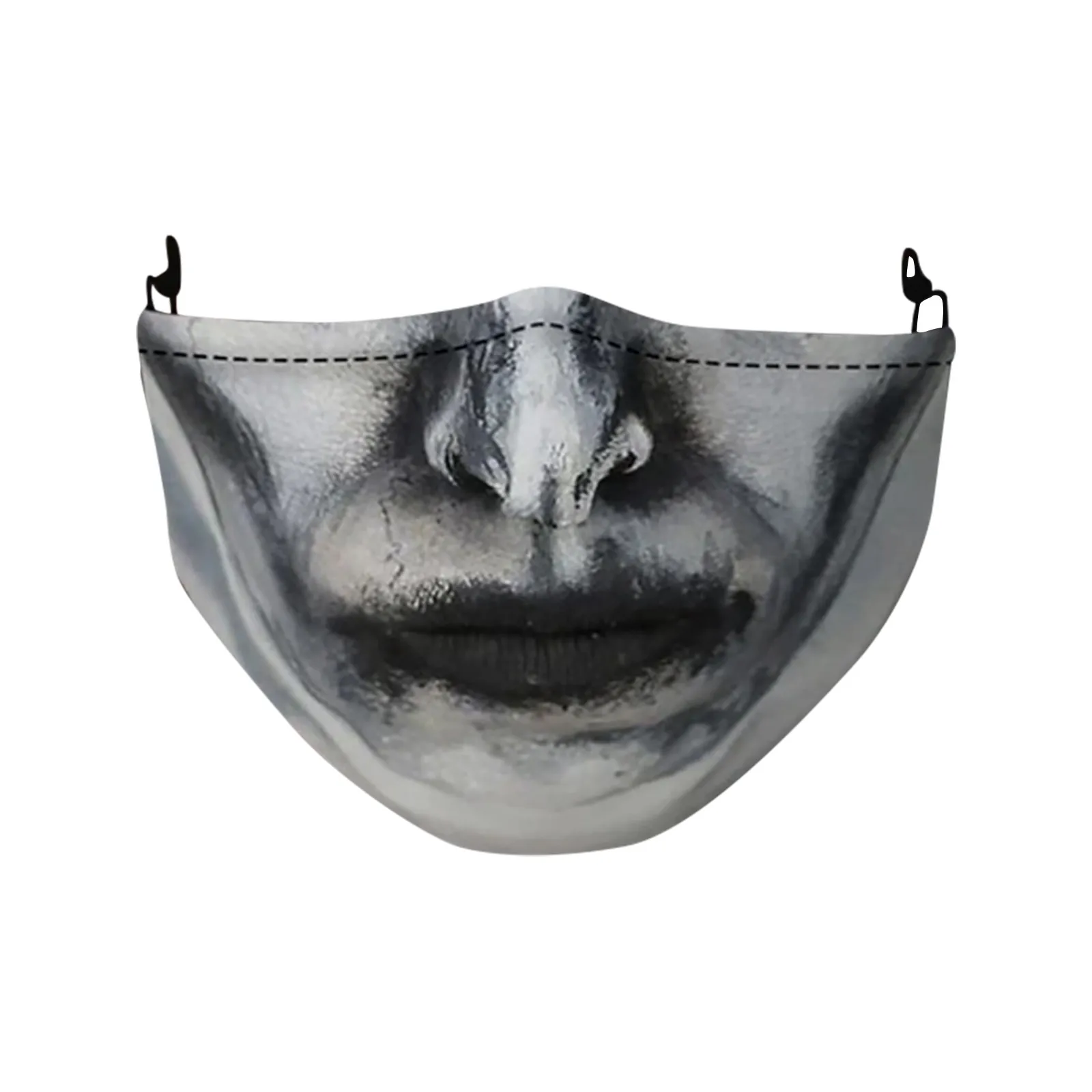 Страшная забавная ужасная маска для лица на Хэллоуин многоразовые маски