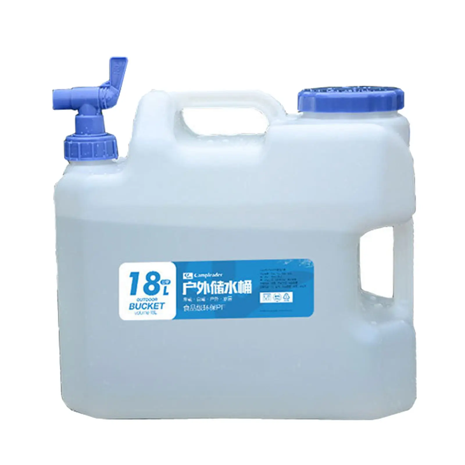 

Water Storage Container Bottle Carrier Large Water Bucket with Faucet