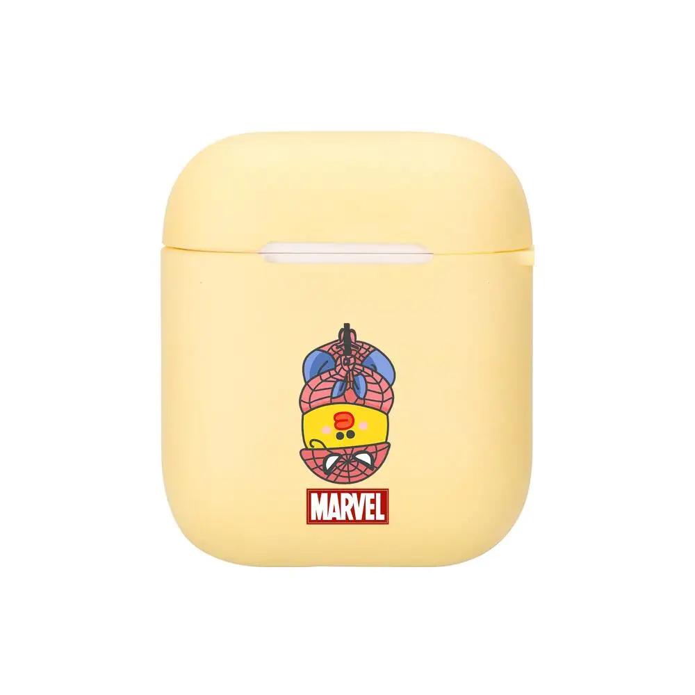 Силиконовый чехол с героями мультфильмов Мстители Marvel для Apple Airpods 1/2 защитный