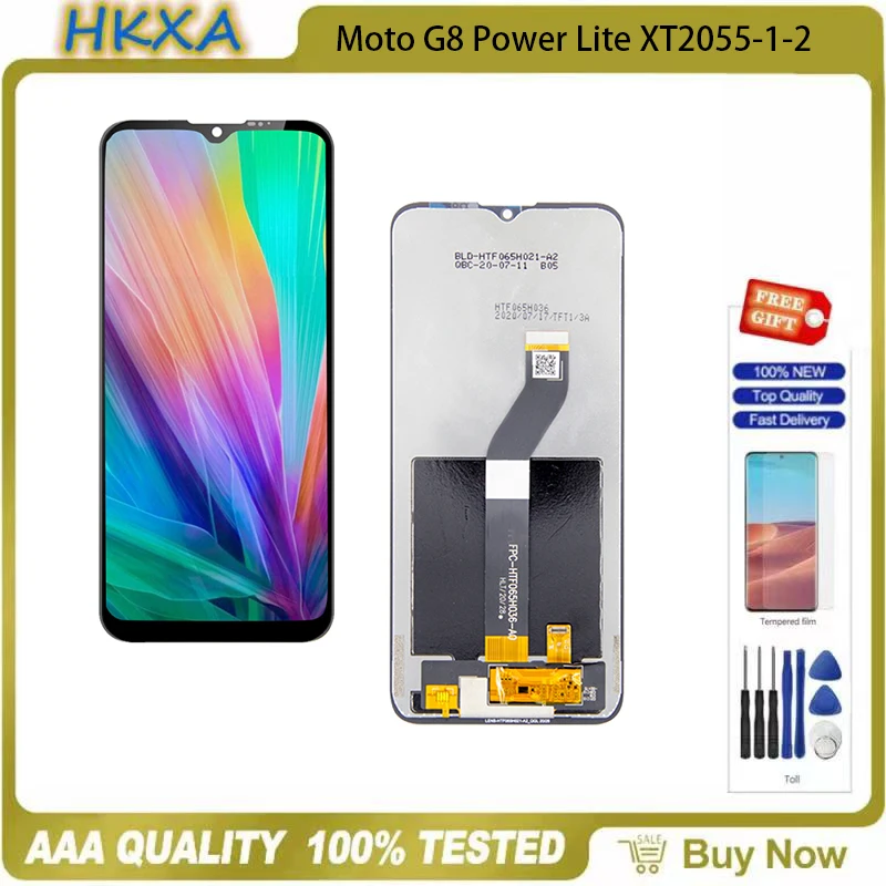 6 5 дюйма Оригинальный для Motorola Moto G8 Power Lite ЖК-дисплей с сенсорным экраном
