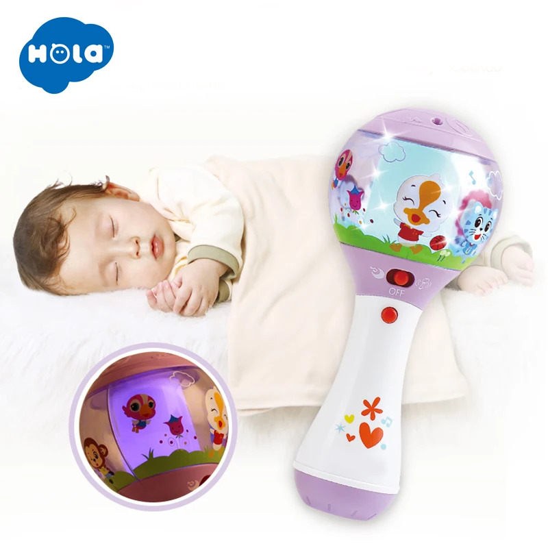 HOLA TOYS 3125 Детские музыкальные погремушки колокольчики для младенцев игрушки