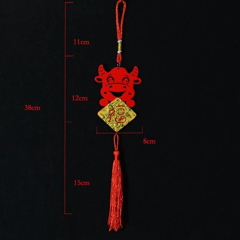 

1pc Chinese New Year Decoration Pendant Felt Non-woven Hanging Chinese Style Festival Decoration Decoration Spring Home Q6J9