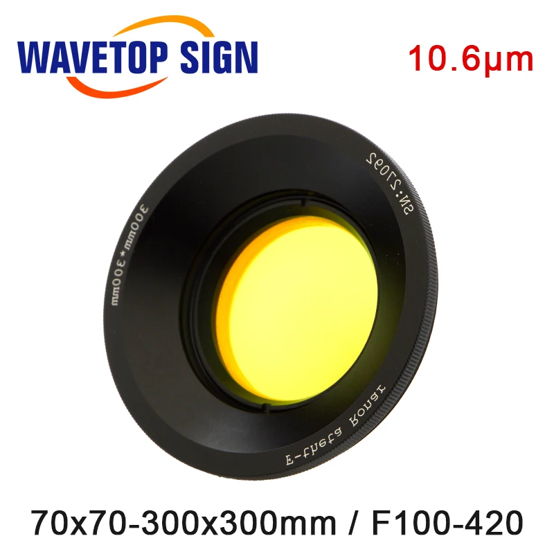 WaveTopSign 1064nm Co2 355nm 532nm M85 F Theta объектив сканирования 70x70 300x300 F100 420 для оптоволоконных