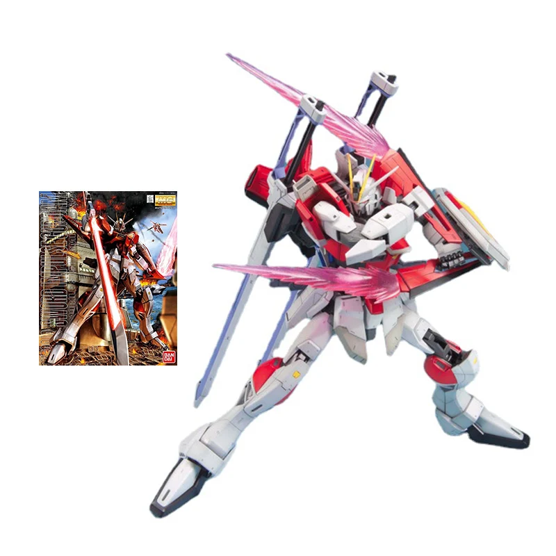 

Bandai Gundam Model Kit Anime Figure MG SWORD IMPULSE Gundam Genuine Robot Model Gunpla Action Toy Figure Toys for Children