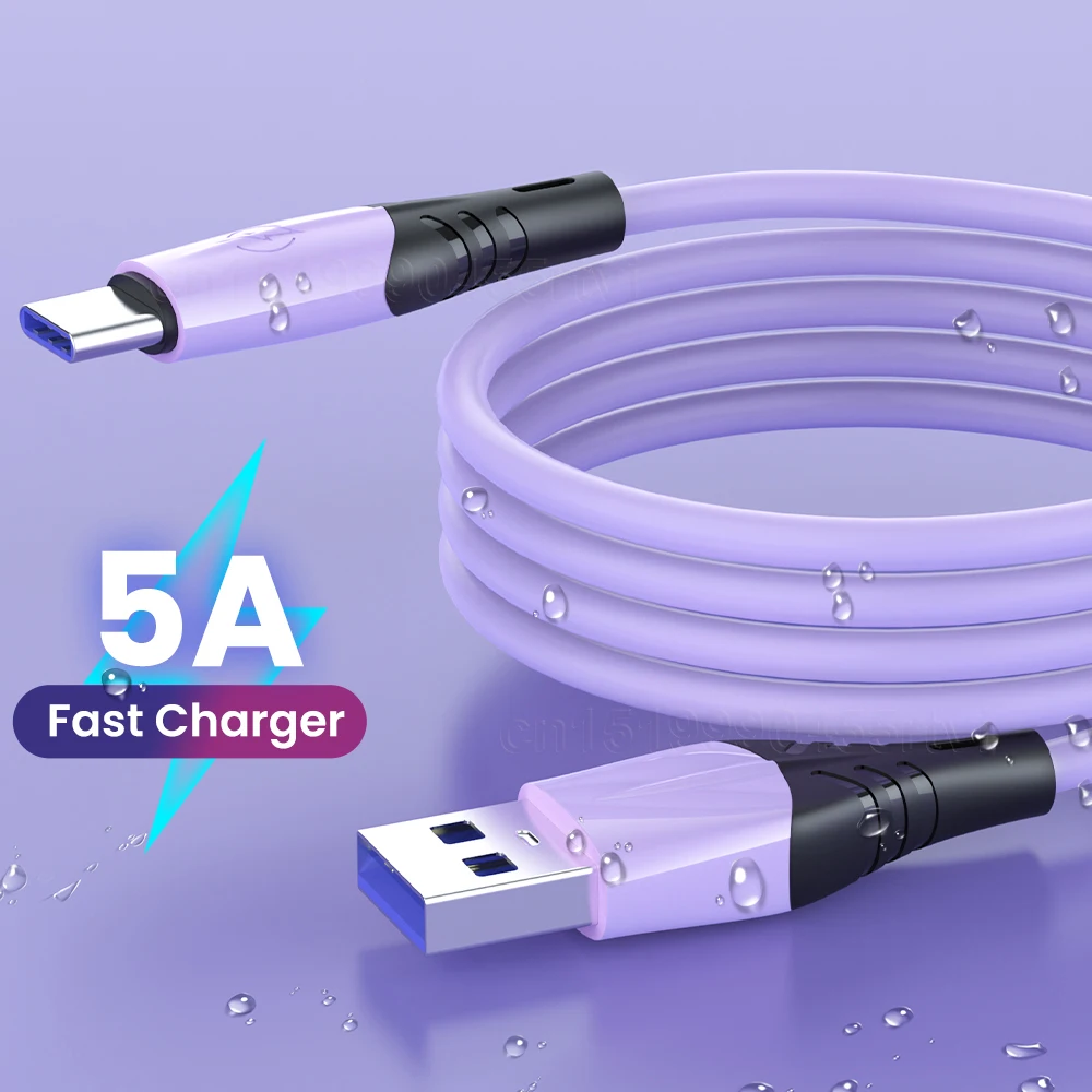 5А USB C Быстрая зарядка для Huawei P40 P50 Xiaomi 10 11 pro Redmi Type кабель передачи данных Micro