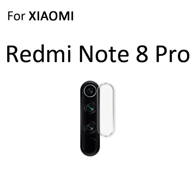 Задняя камера из закаленного стекла для объектива Xiaomi mi 9T Pro A3 Защитная пленка для экрана для Red mi Note 8 7 6 5 Pro на Red mi 7 7A 6 6A 5 Plus - Цвет: For Redmi note 8 Pro