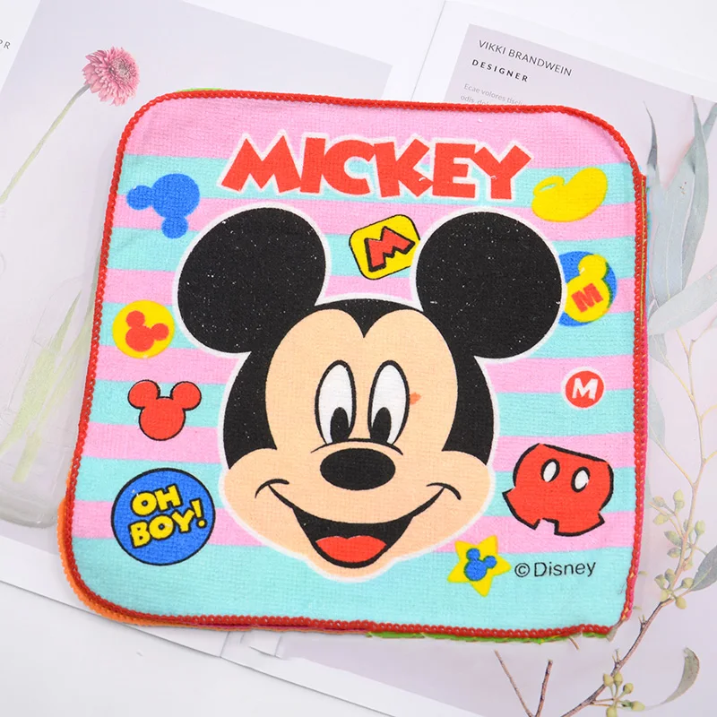 Маленькое квадратное полотенце из мультфильма Минни Винни Пух 20 х20 см|Полотенца