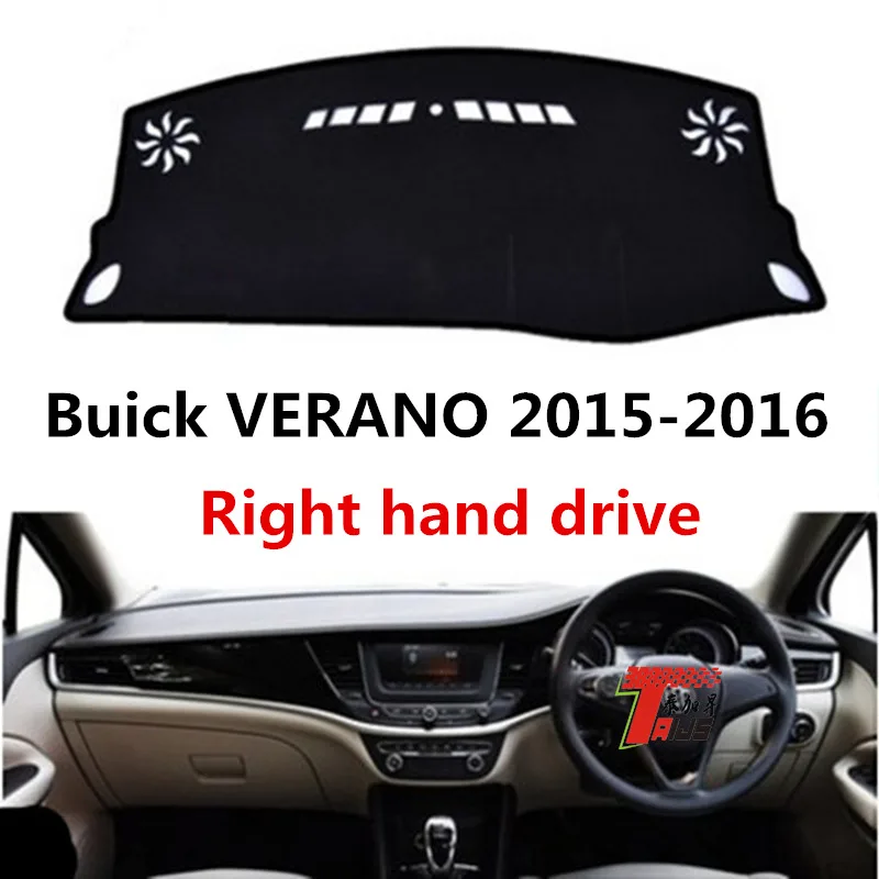 

Чехол Taijs для приборной панели автомобиля с правым рулем для BUICK Verano 2015-2016 дизайн моющийся подходит для левого руля из полиэстера