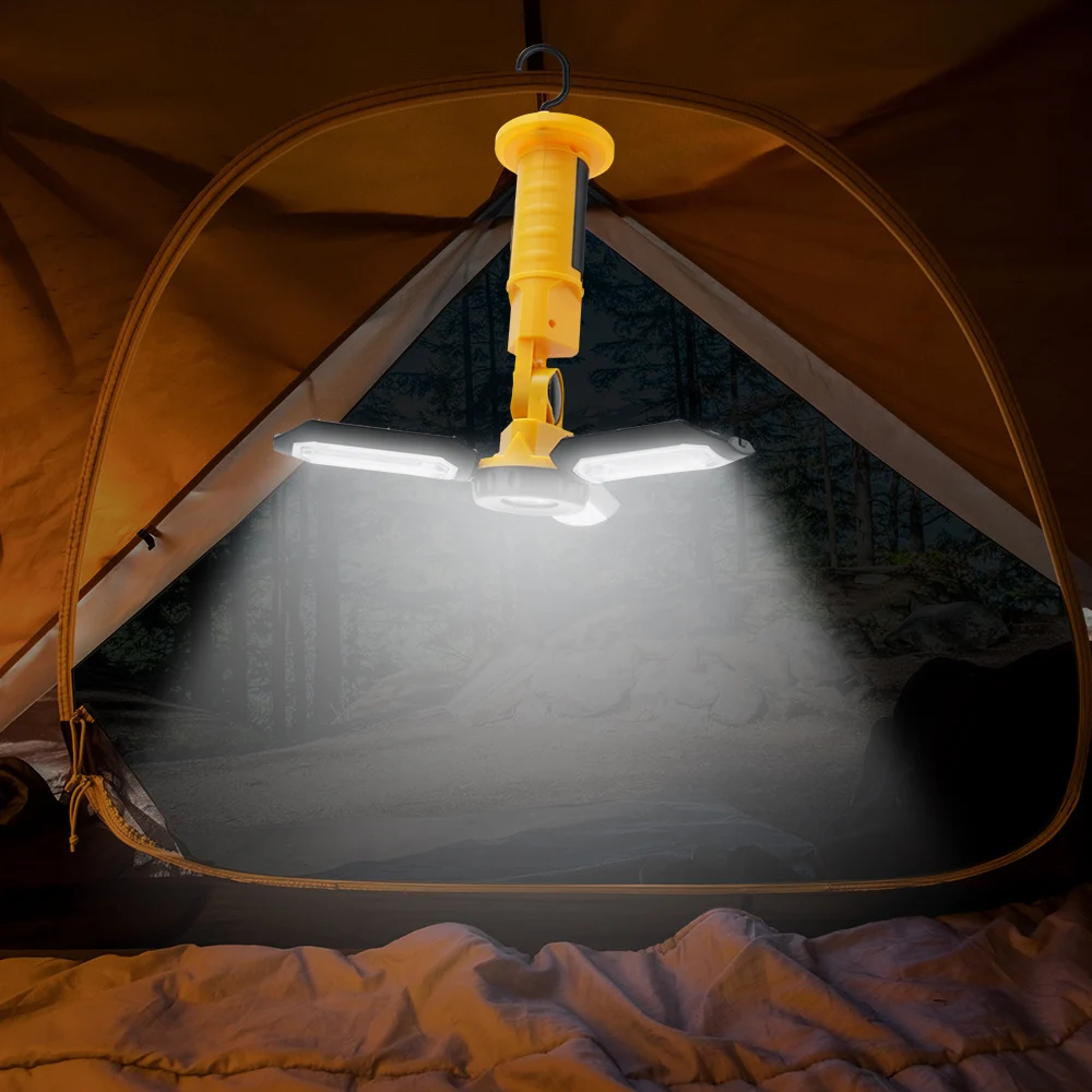 Светодиодный рабочий светильник BORUiT COB портативный складной флеш-светильник