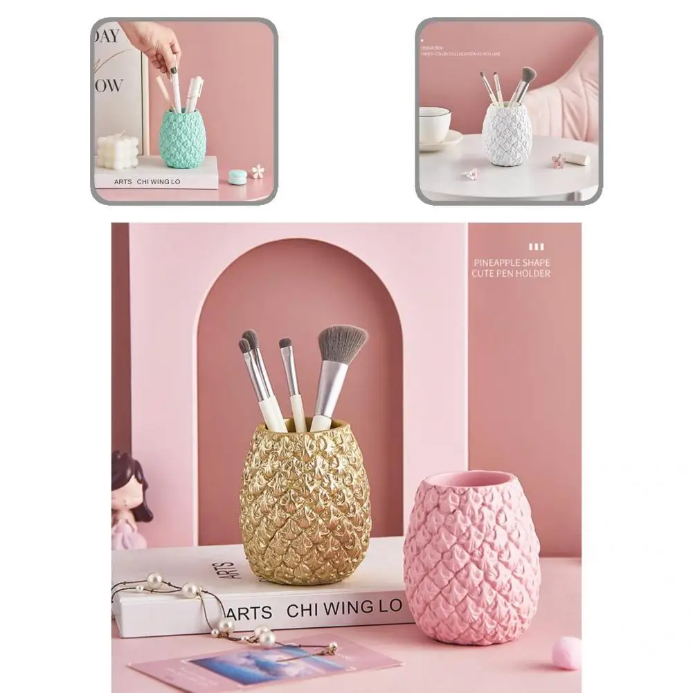 

Unique Pen Holder Adorable 4 Colors Pencil Case Anti-slip Base Pencil Box for School Pencil Stand