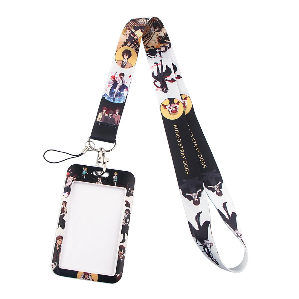 

K2869 Anime Dogs Lanyard For Keys Cute Phone Straps ID Card Passport Gym USB Badge Holder Keychain Lanyards Neck Straps