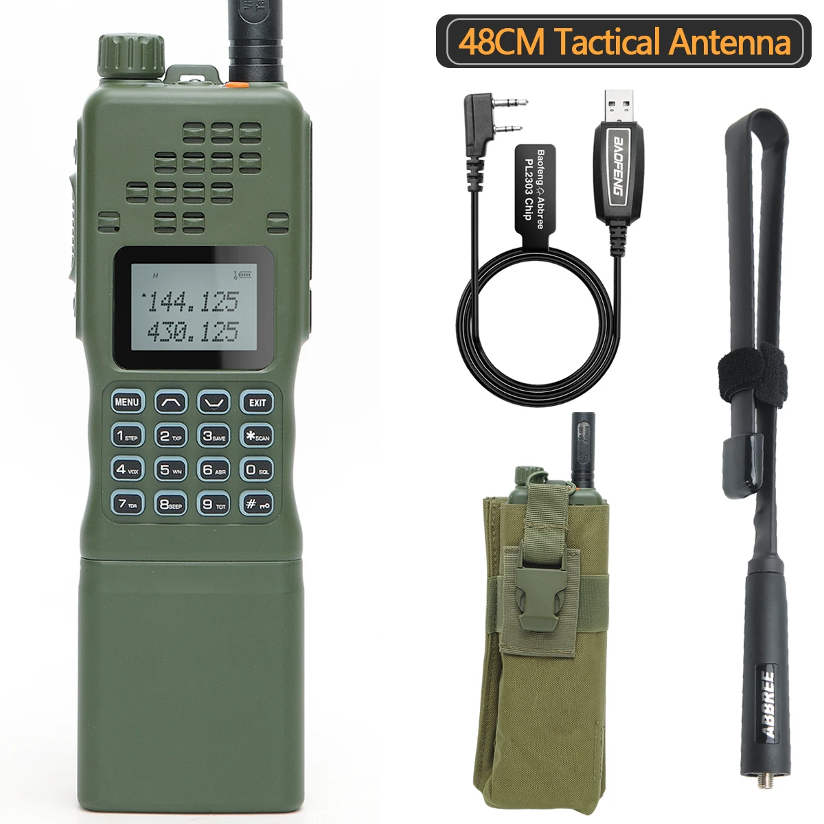 Портативная рация Baofeng высокомощная дальнего действия VHF/UHF Дальняя Тактическая