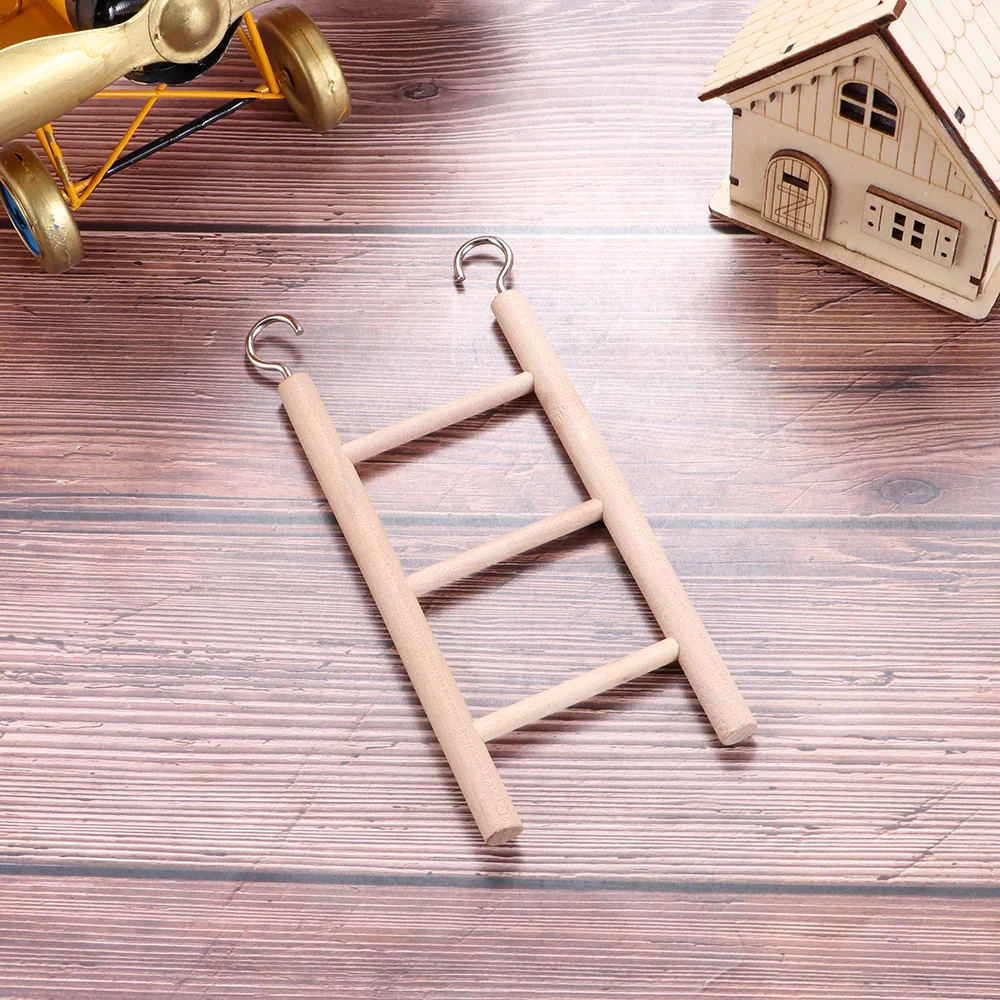 Climbing 3/4/5/6/7/8 Ladder Bird Cage Handcraft Wooden Swing Scratcher Birds Toys Parrot Training Supplies Durable Wholes | Дом и сад