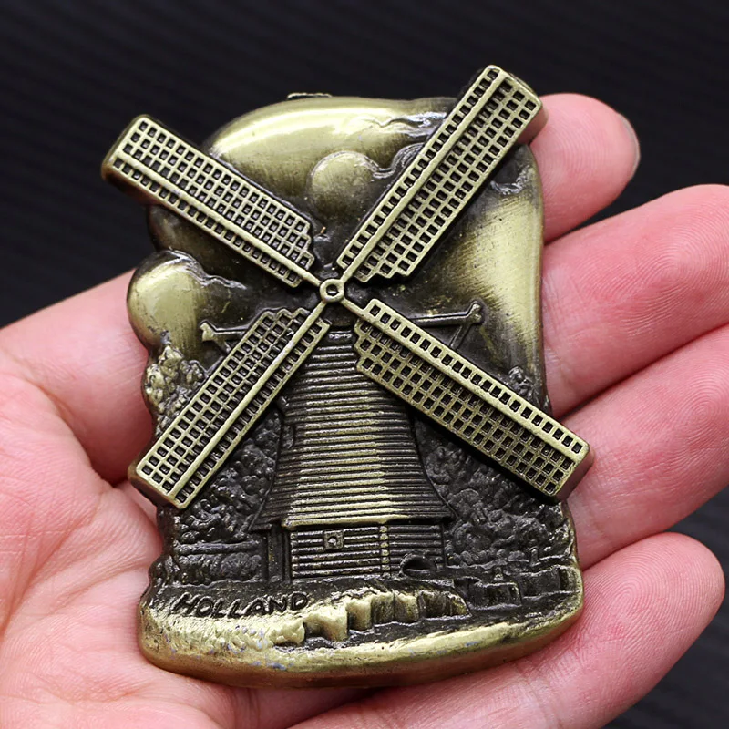 Голландская ветряная мельница модель магниты на холодильник паста