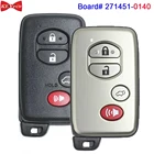 KEYECU для Toyota Highlander RAV4 Sequoia смарт-Брелок дистанционного ключа 271451-0140 HYQ14AAB 89904-48110