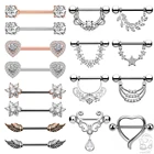 Кольцо из нержавеющей стали для пирсинга, 14 г