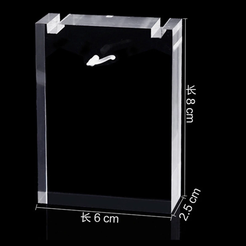 

Necklace Pendant Display Stand Transparent Solid Acrylic Chain Jewelry Presenting Pendant Rack Holder