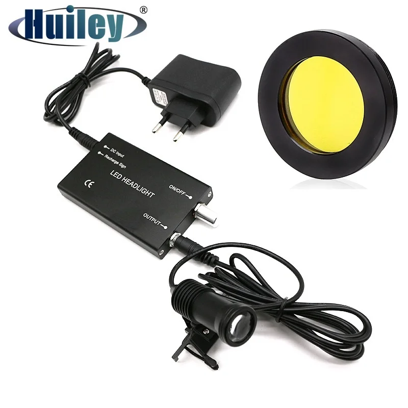 Светодиодный светильник для Стоматологической Лупы желтый фильтр стоматолога