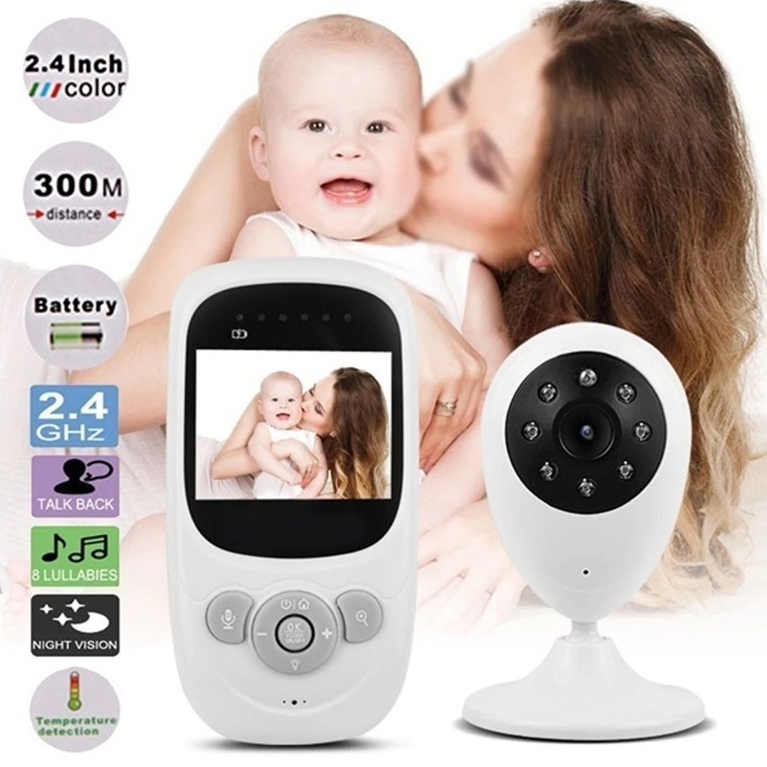 Детская домашняя беспроводная камера наблюдения детский монитор система