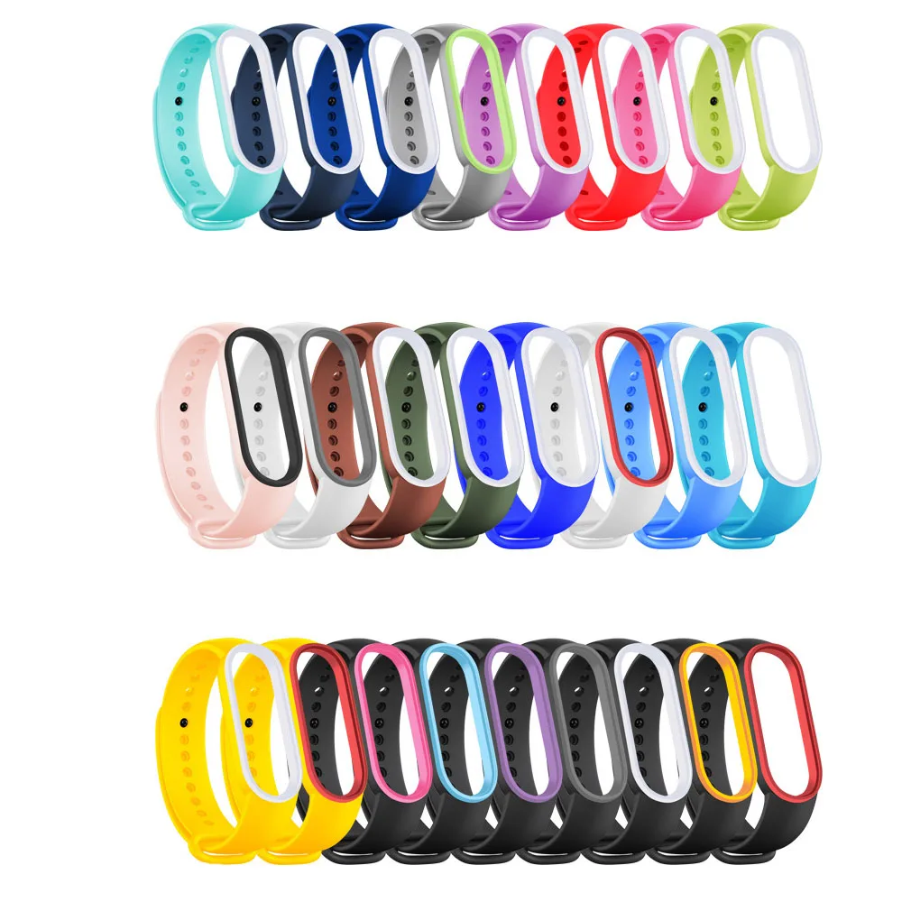 

Сменный силиконовый мягкий ремешок из ТПУ Для xiaomi Mi Band 5, ремешок для браслета Mi band 5, спортивный ремешок для браслета