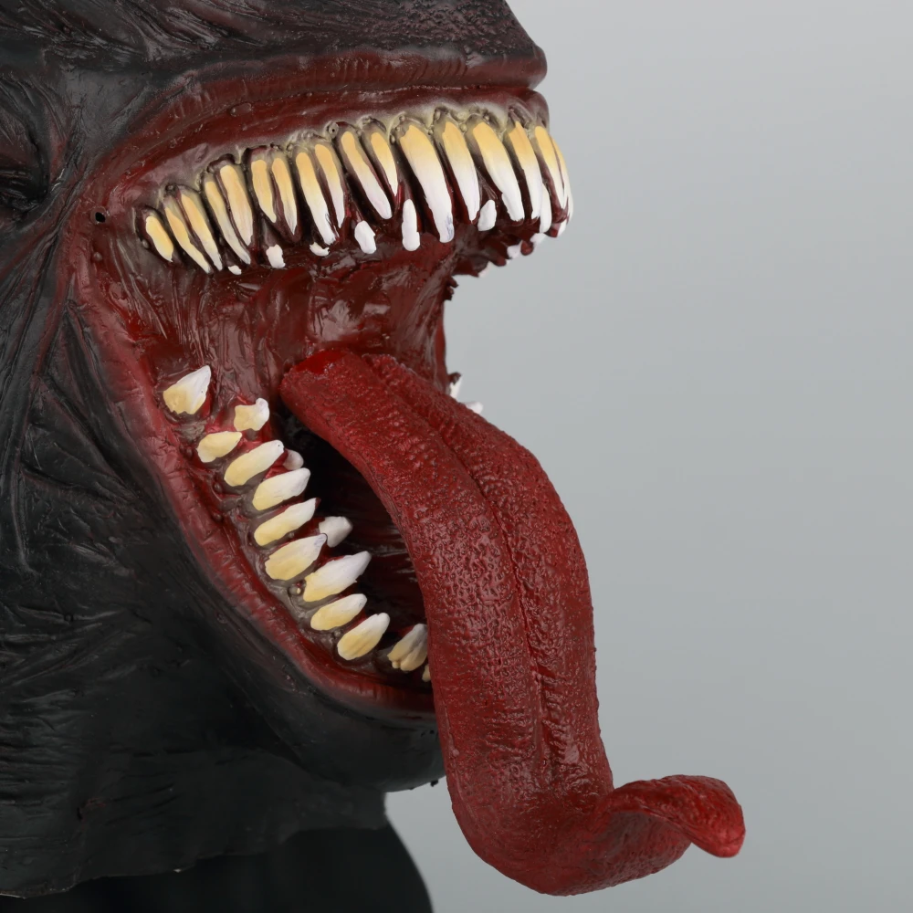 Spider-Man The Venom Mask Cosplay Spider Man Edward Brock Dark Superhero Venom Latex Masks Helmet Halloween Party Props