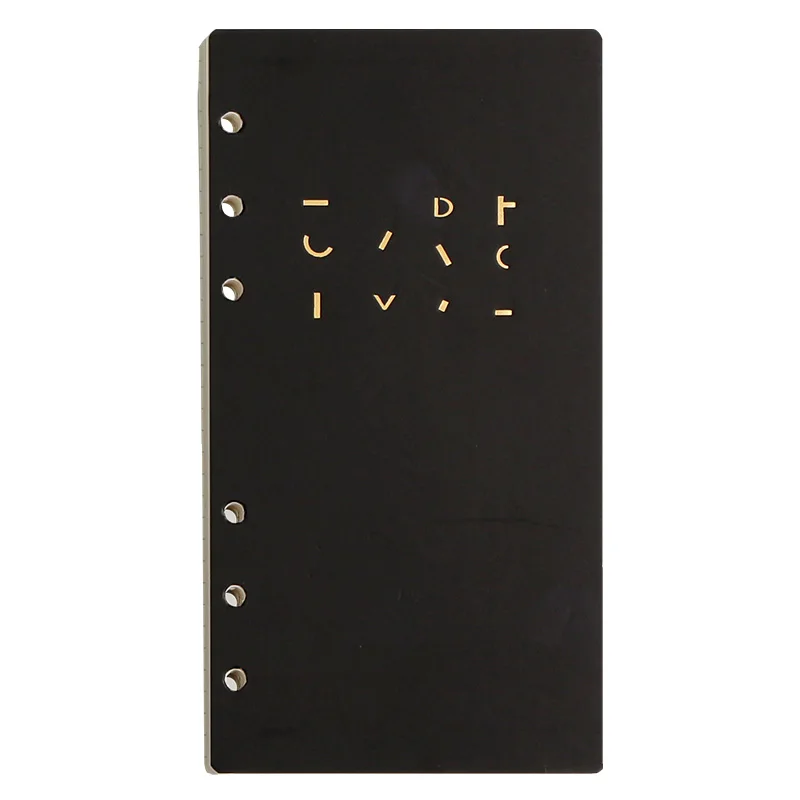 

A6 Size Spiral Inner Core 6 Holes Loose Leaf Replacement Filler Paper Notebook Journal Planner Diary Refill Inner Paper