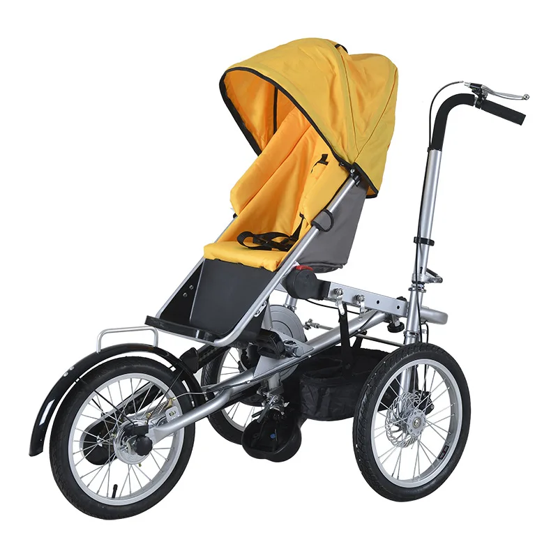 Двойная детская коляска taga twins nucia для мамы трехколесный велосипед|stroller bike|twin baby